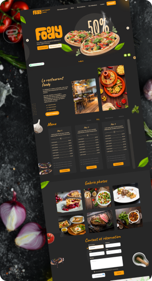 UI design project showcase on mobile screen